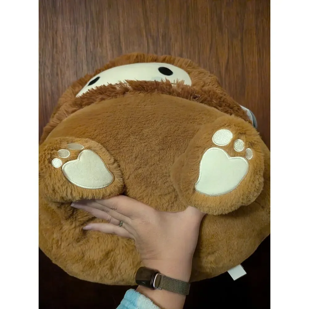 Squishmallows FuzzAMallow 16 inch Benny the Brown Bigfoot